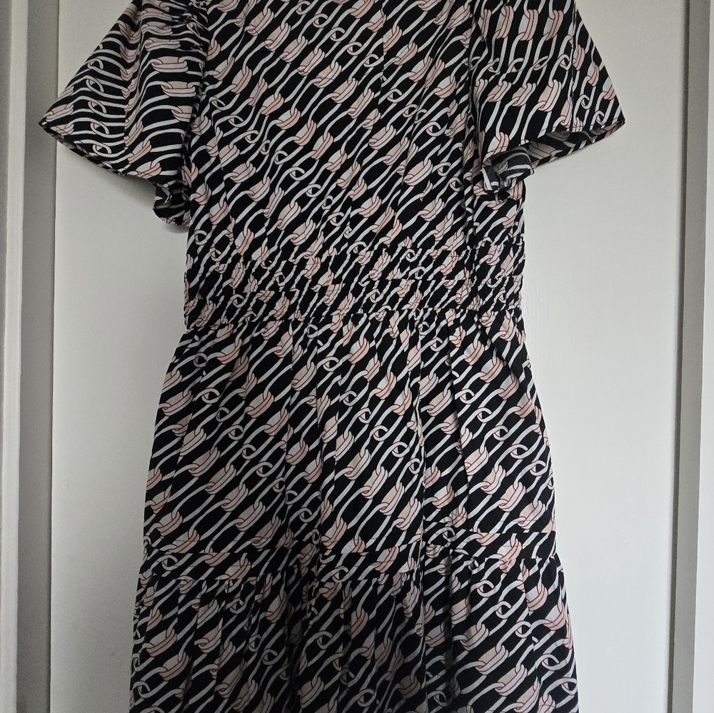 Somerset Black Red and White Mini Dress - Picture 3 of 3